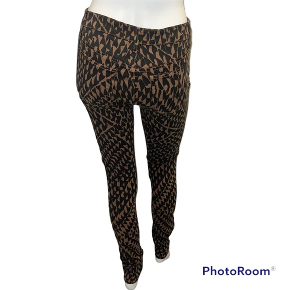 Joe’s Jeans Wild Collection The Skinny Animal Print Tan Black Jeans - Size 27 - Picture 5 of 10
